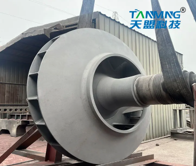 Teflon Coating on The Fan Impeller Teflon Coating on The Fan Impeller