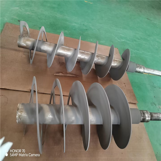 Spiral Shaft Custom Spray Tungsten Carbide Coating