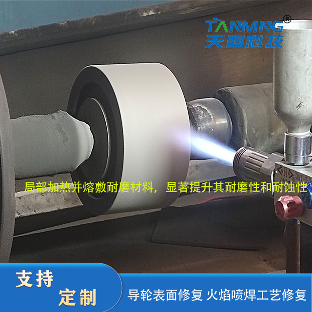 Thermal Spraying Flame Spray Welding Guide Wheel Special