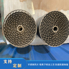 Thermal spraying processing of workpiece surface treatment mesh