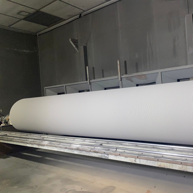 High Durability Rewinder Bottom Roll with Thermal Spray Coating